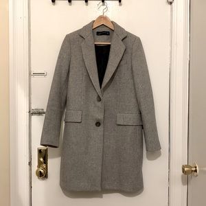Zara Women’s gray wool coat